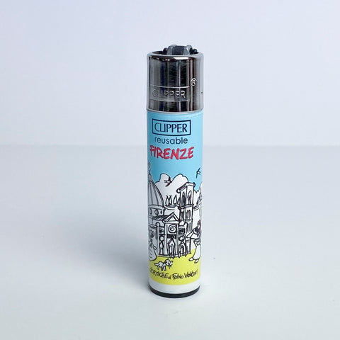 Accendino CLIPPER serie limitata città d'Italia by Fabio Vettori Soggetto "Firenze"