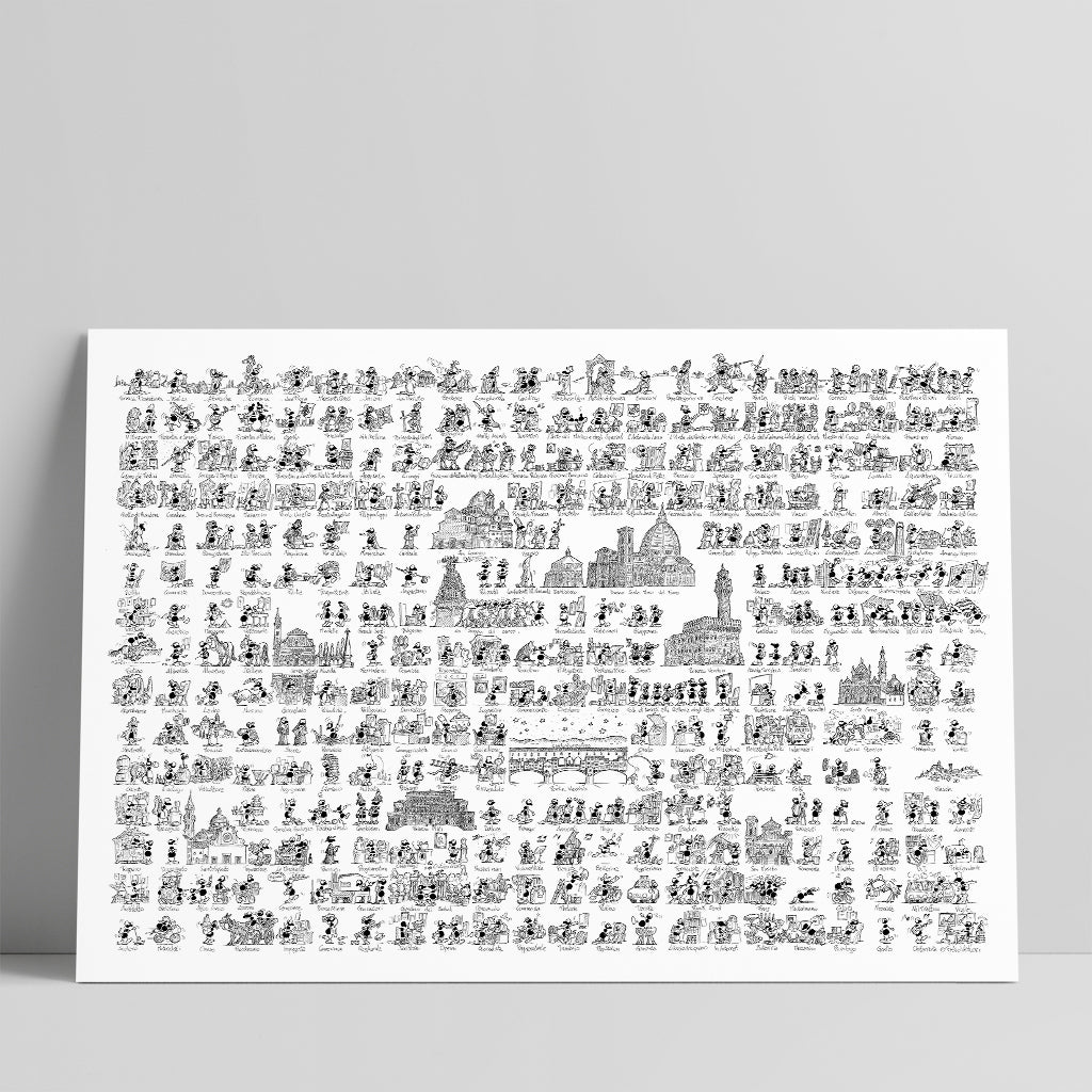 Poster "Formiche Fiorentine" 50x70cm