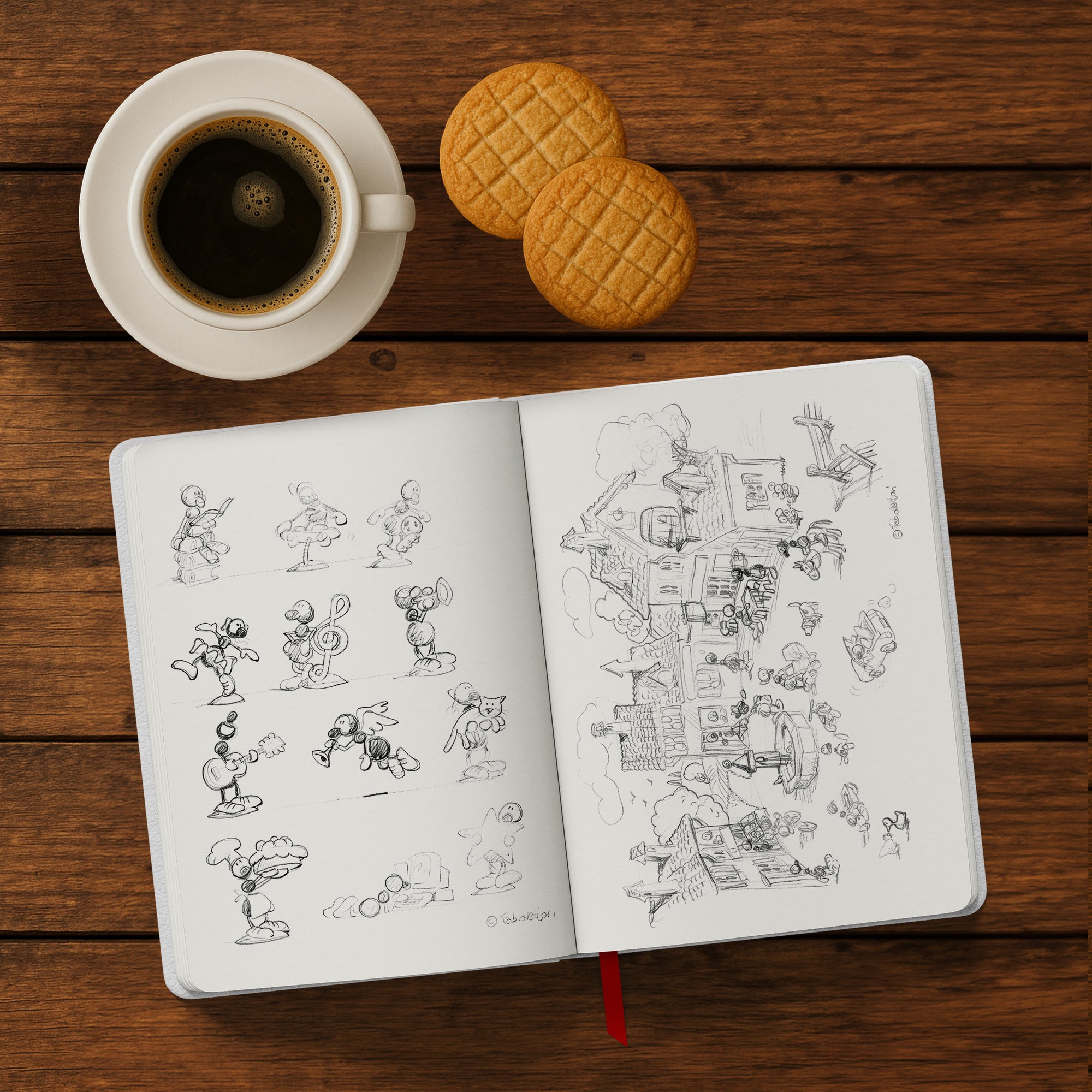 Taccuino Artistico – Sketchbook Formato A5 Soggetto "Albero dei Cuori" (FV43-01)