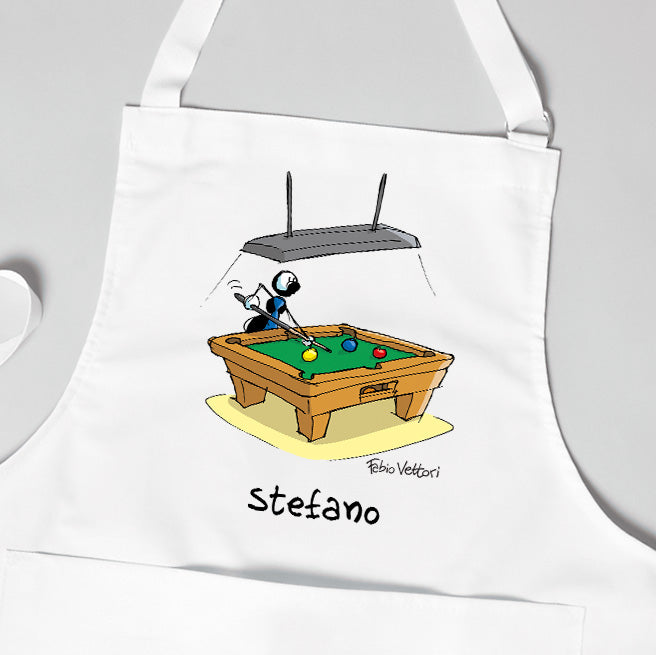 Grembiule Personalizzato "Biliardo"