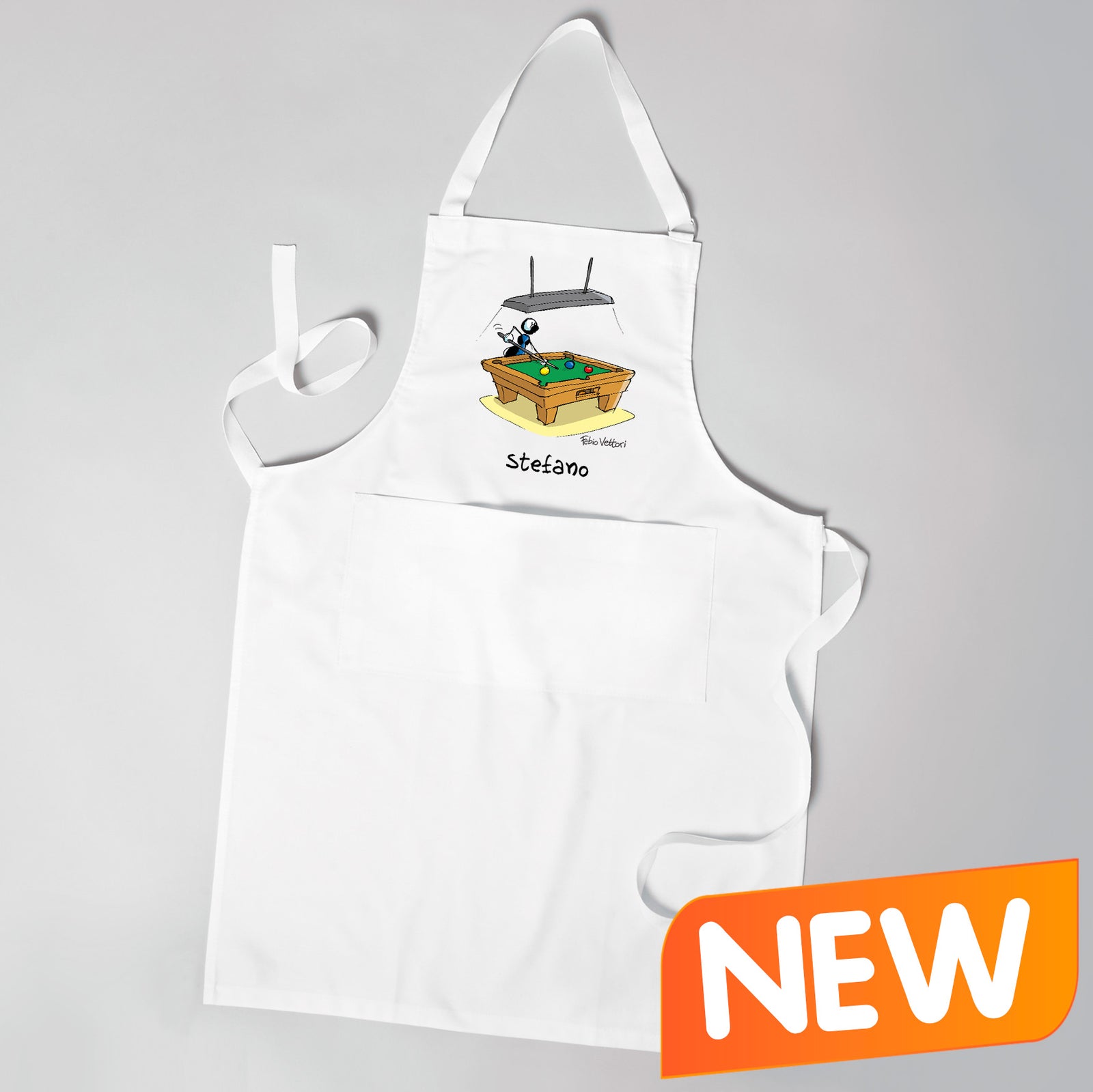 Grembiule Personalizzato "Biliardo"