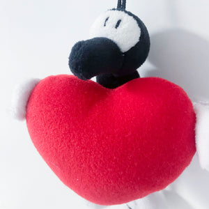 Pupazzo Peluche Formichina con Portachiavi e Ventosa Con cuore di stoffa (FV52-01)