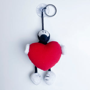 Pupazzo Peluche Formichina con Portachiavi e Ventosa Con cuore di stoffa (FV52-01)