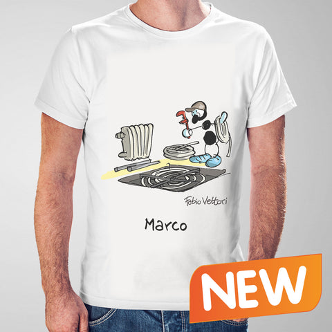T-Shirt Personalizzata "Idraulico"