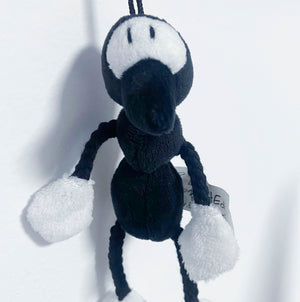 Pupazzo Peluche Formichina con Portachiavi e Ventosa