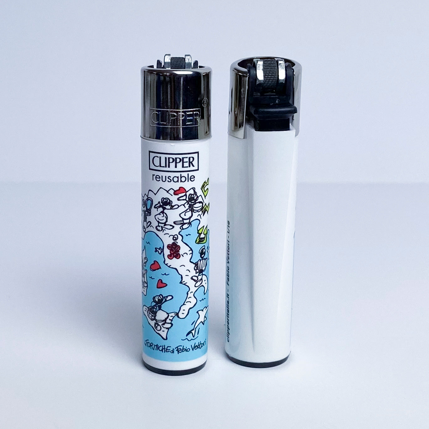 CLIPPER lighter limited series city of Italy by Fabio Vettori Subject "Italy"