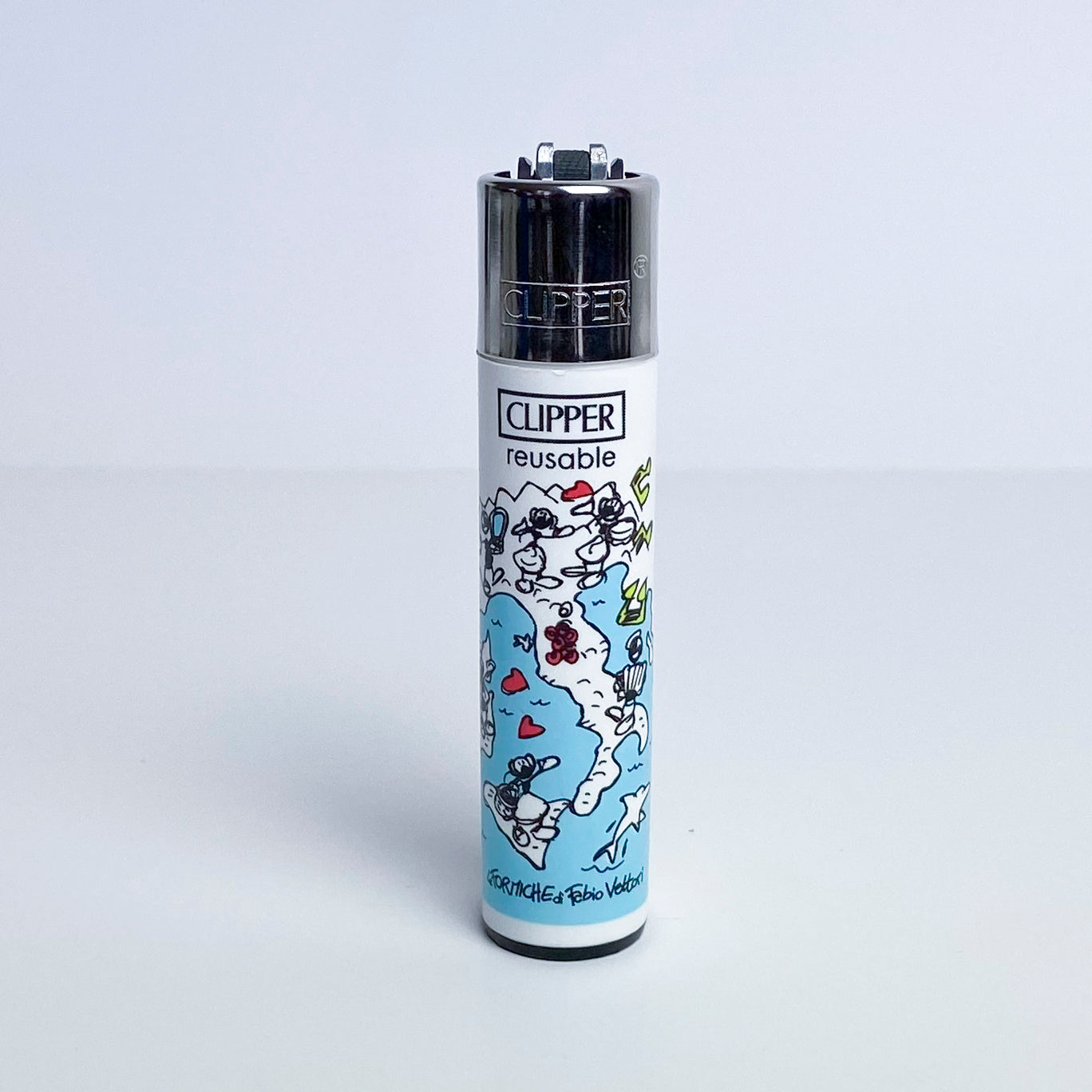 CLIPPER lighter limited series city of Italy by Fabio Vettori Subject "Italy"