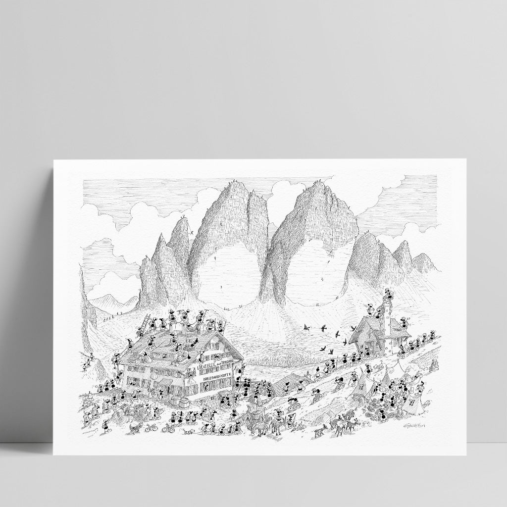 Poster "Tre Cime di Lavaredo" 35x50cm