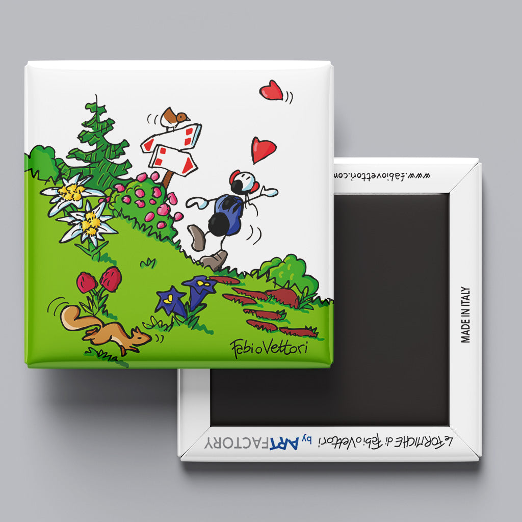 Magnet "Flowers of the Dolomites"