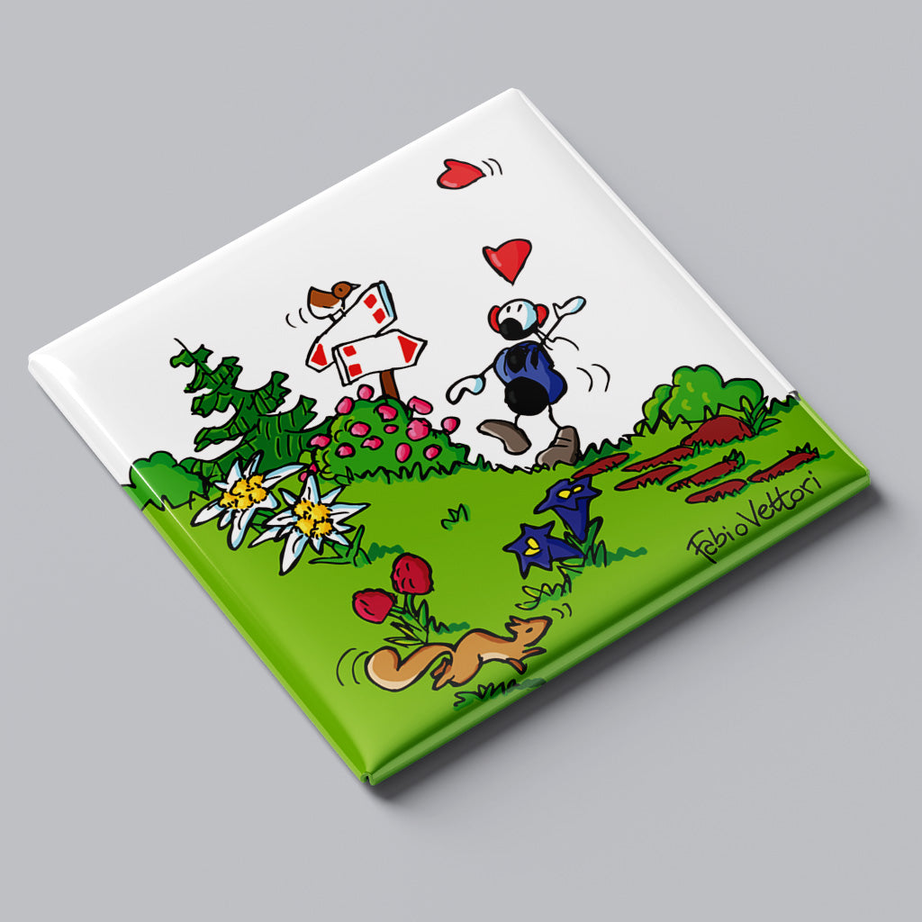 Magnet "Flowers of the Dolomites"