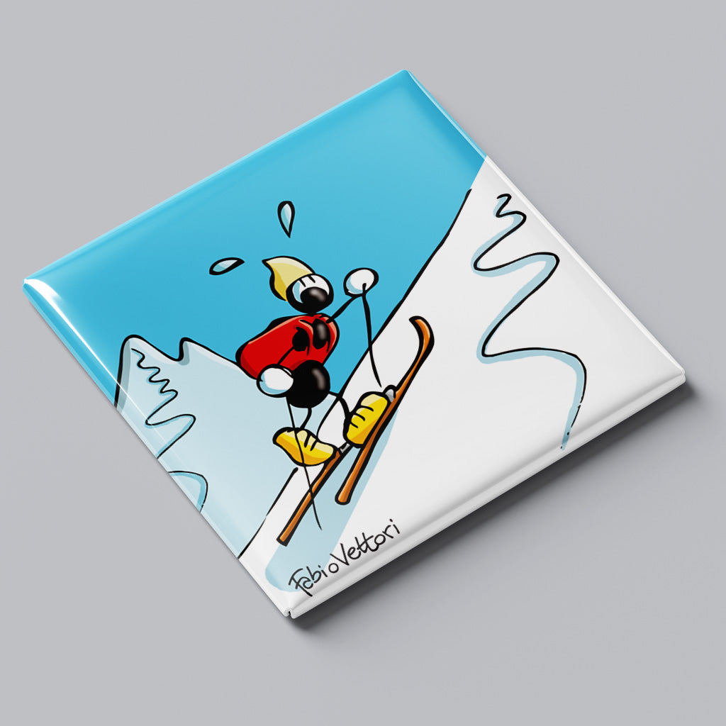 Magnete "Sci d'alpinismo"