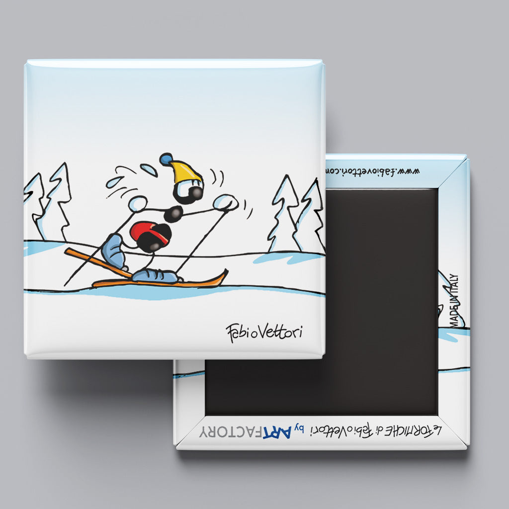 "Cross-Country Skiing" Magnet