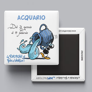 Magnete "Zodiaco - Acquario"