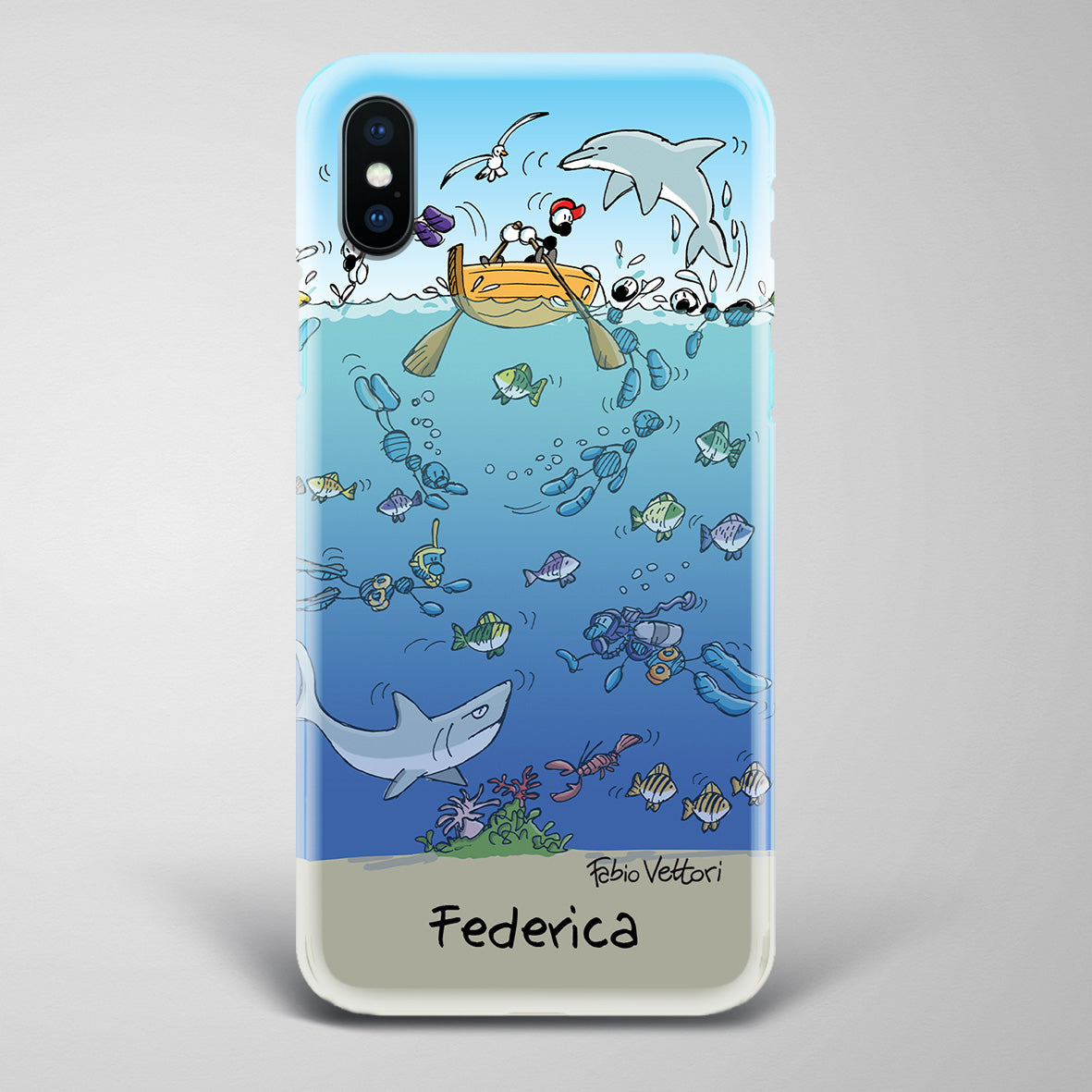 Cover artistica per Smartphone Personalizzata Mare