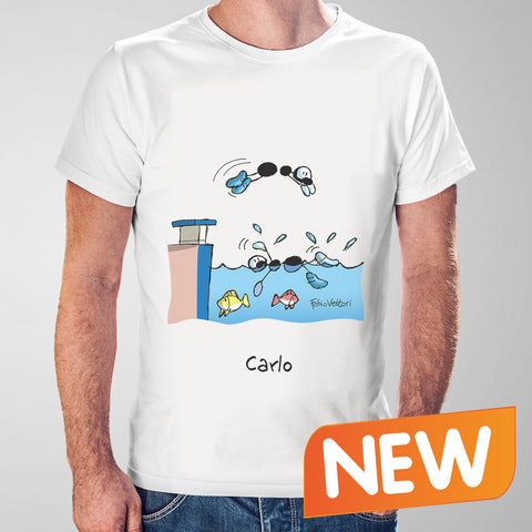 T-Shirt Personalizzata "Nuoto"