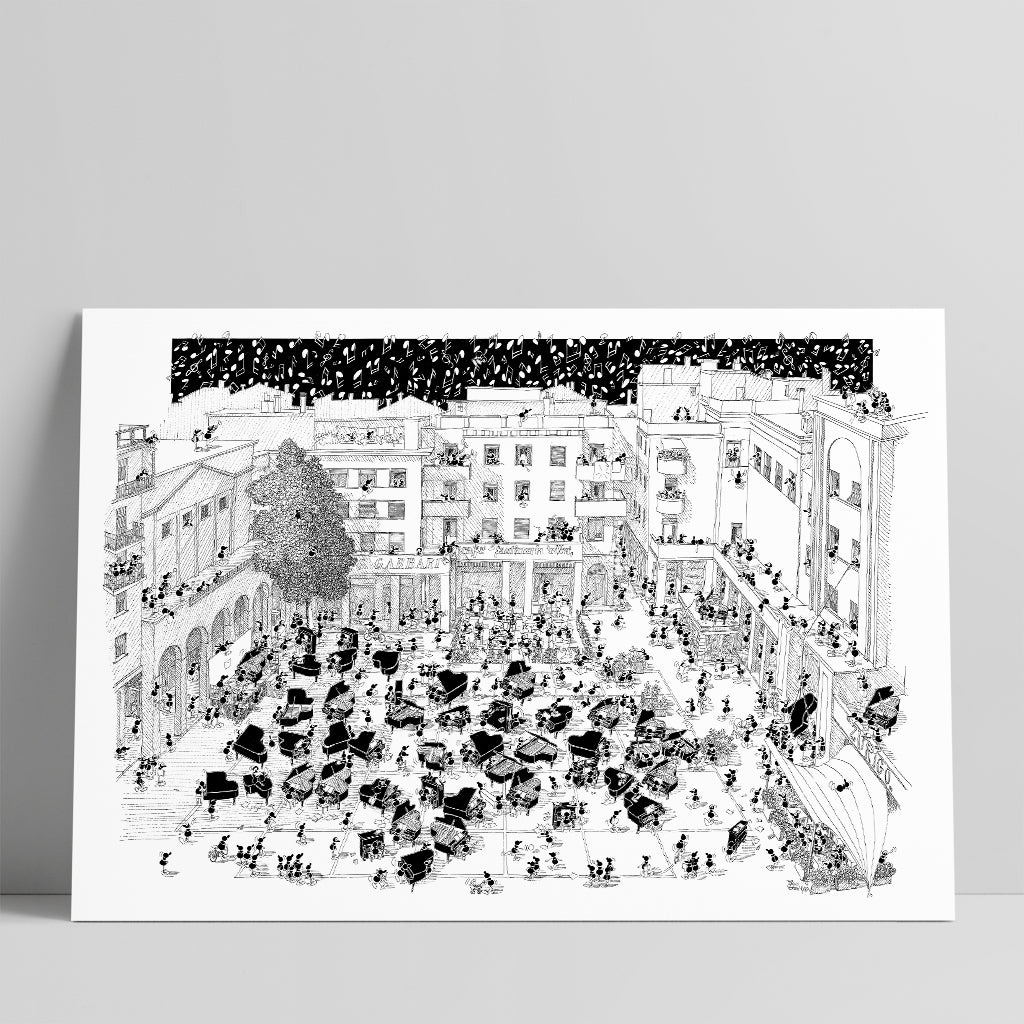 Poster "Pianoforti" 50x70cm