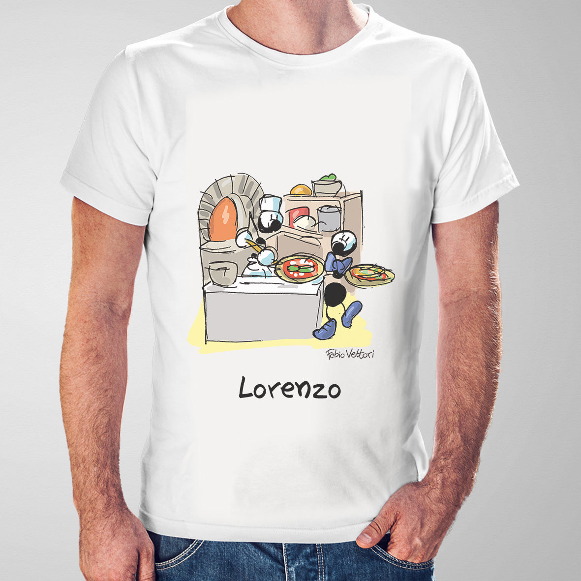 T-Shirt Personalizzata "Pizzaiolo"