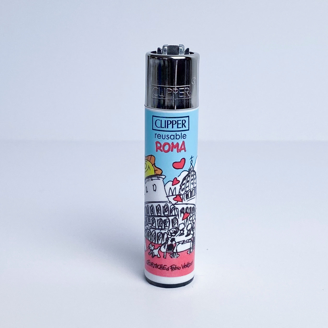 CLIPPER lighter limited series city of Italy by Fabio Vettori Subject "Rome"