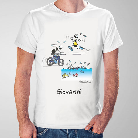 T-Shirt Personalizzata "Triathlon"