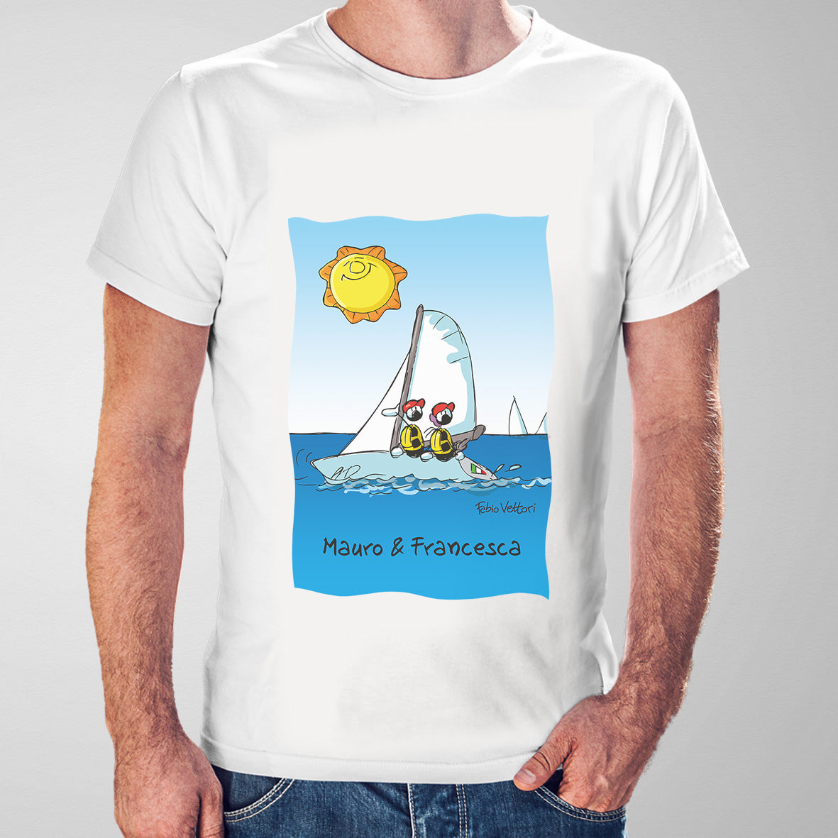 Personalized "Vespa" T-Shirt