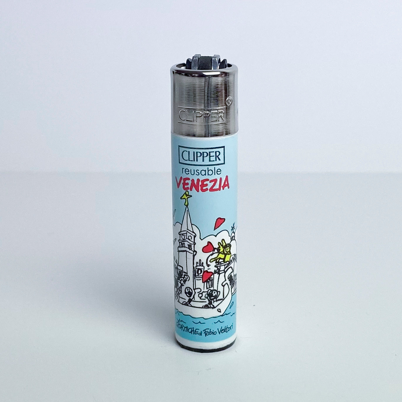 CLIPPER lighter limited series city of Italy by Fabio Vettori Subject "Venice"