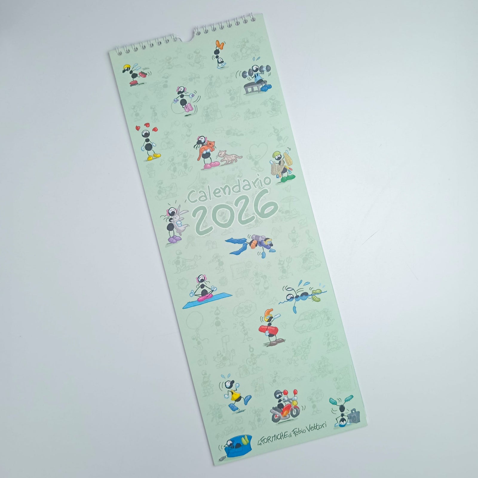 2026 Spiral Calendar of Ants by Fabio Vettori