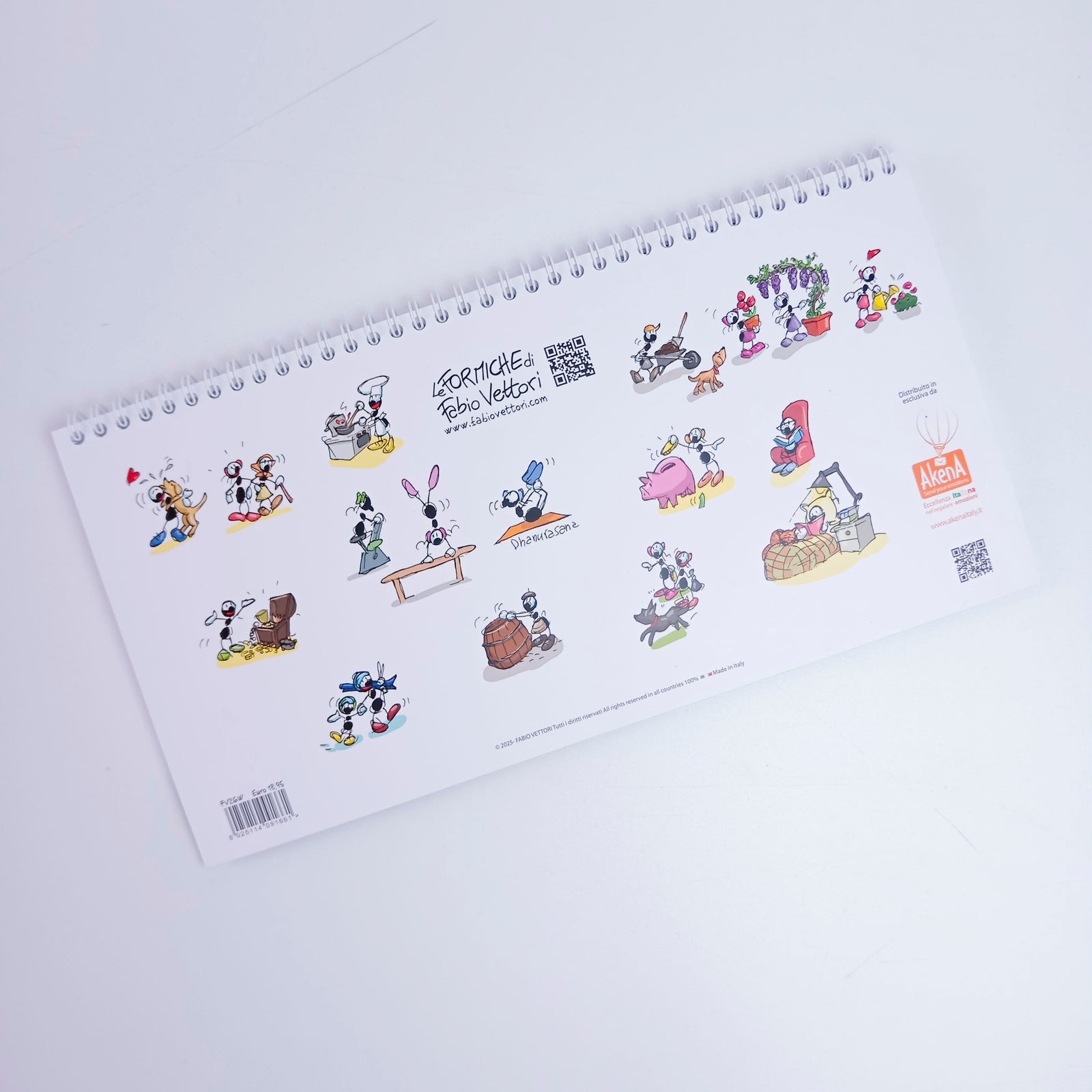 Weekly Calendar 2026 of the Ants by Fabio Vettori