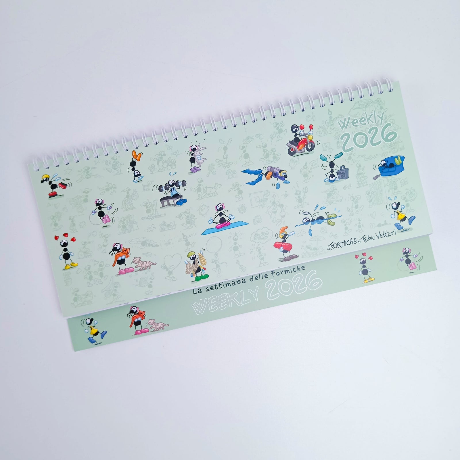 Weekly Calendar 2026 of the Ants by Fabio Vettori