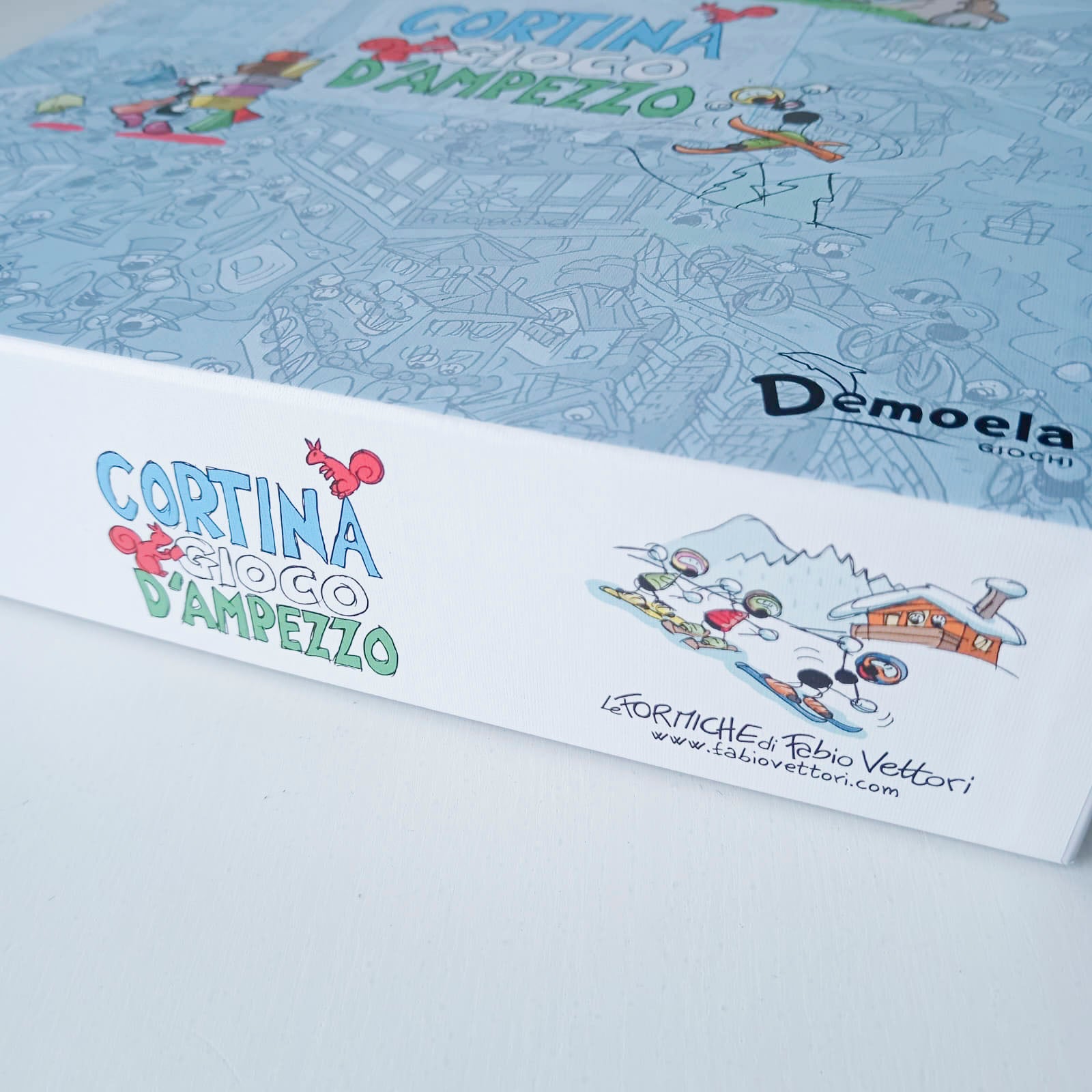 Board game "Thirty-three Trentini... you see what nen..." Illustrated by Le Formiche di Fabio Vettori