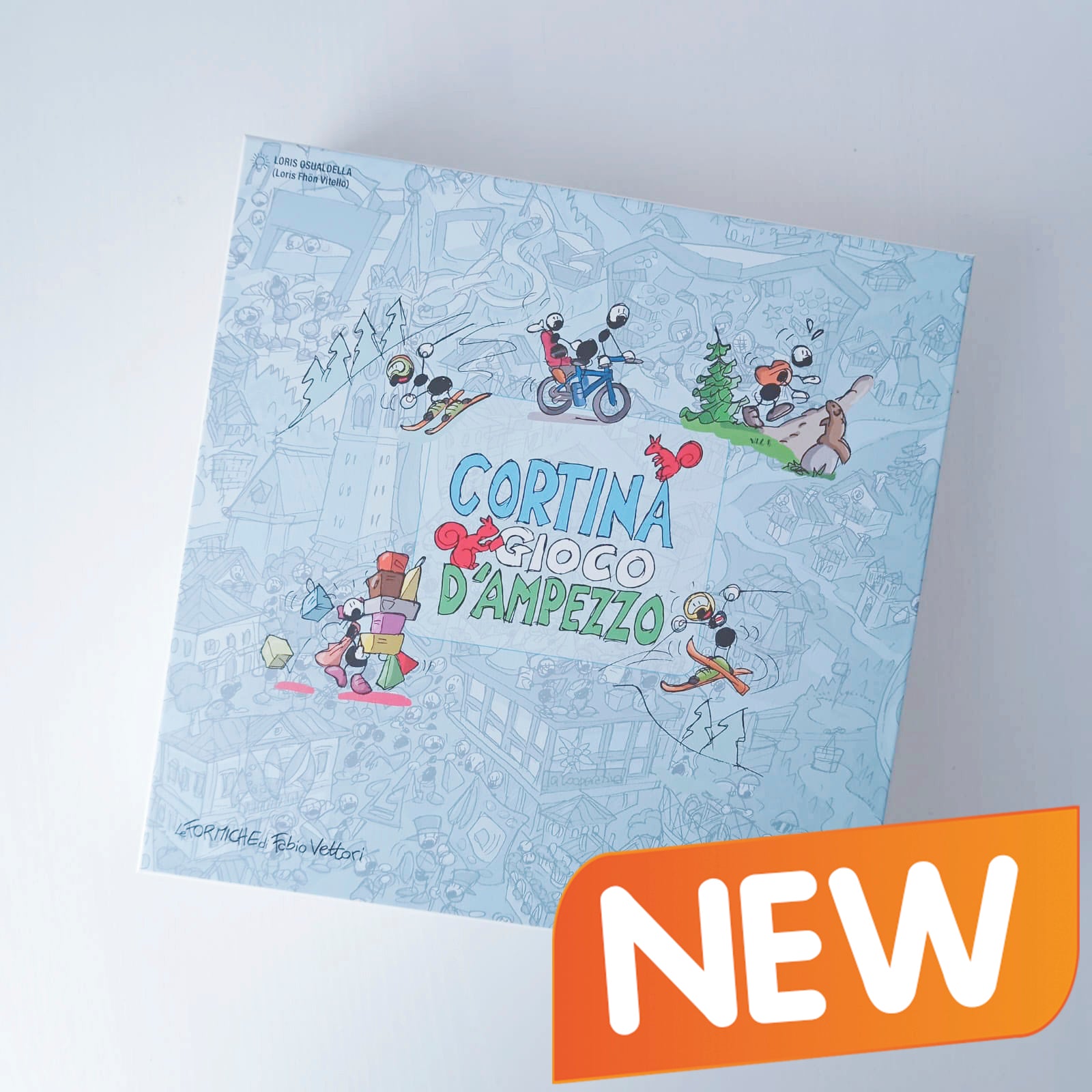 Board game "Thirty-three Trentini... you see what nen..." Illustrated by Le Formiche di Fabio Vettori