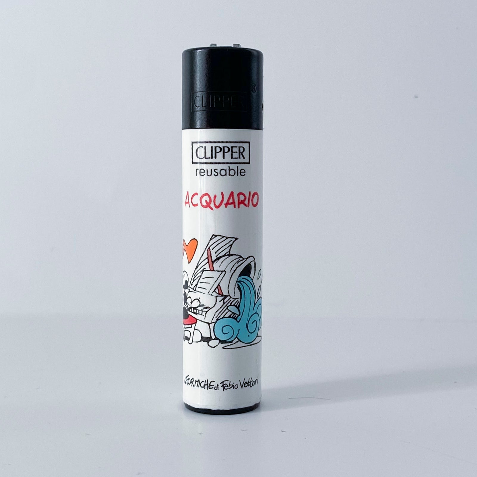 CLIPPER lighter limited series Zodiaco by Fabio Vettori Subject "Aquarius"