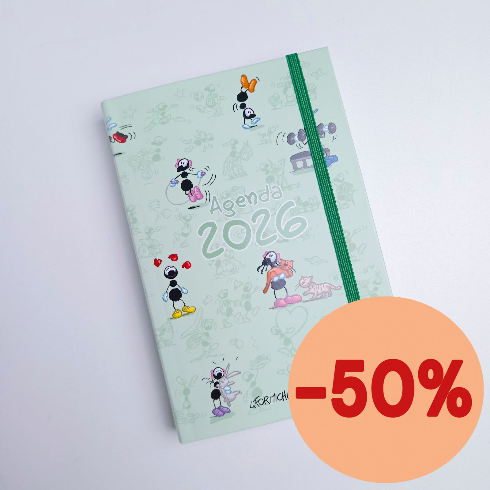 Agenda grande Giornaliera 2026 delle Formiche di Fabio Vettori (FV26AM)