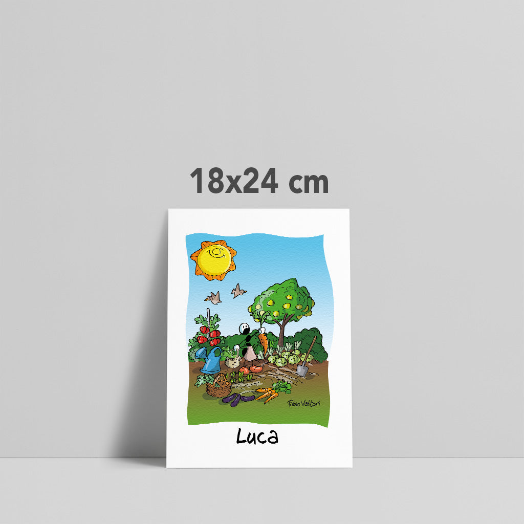 Stampa su poster personalizzata soggetto "Agricoltori"