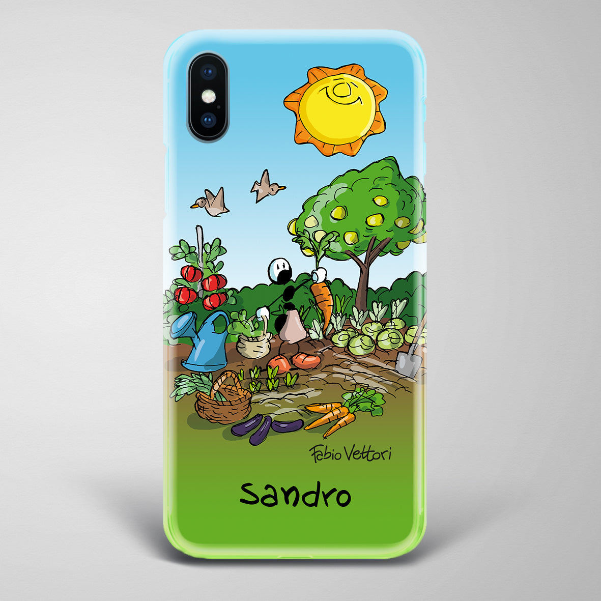 Cover artistica per Smartphone Personalizzata Agricoltore
