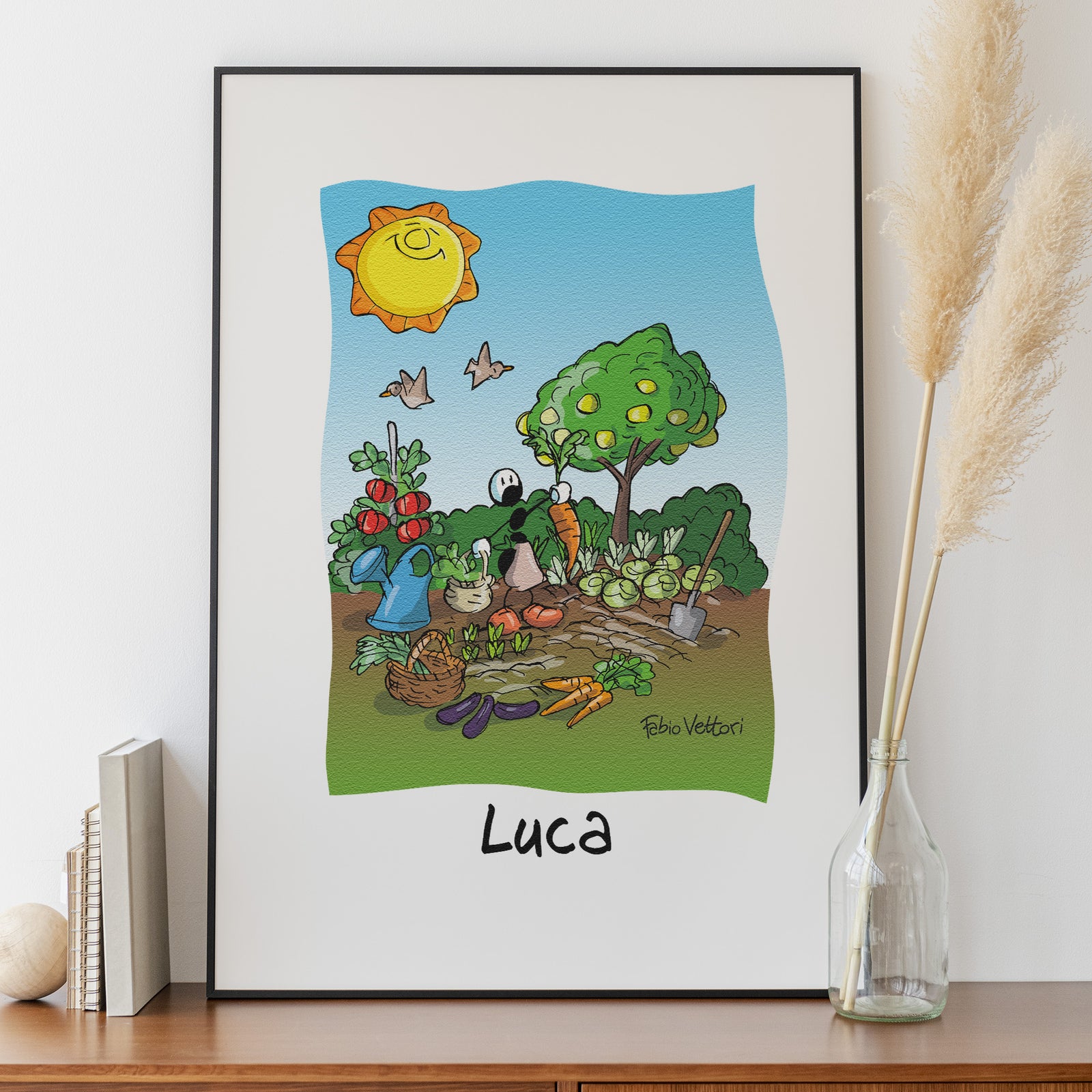 Personalized poster print with "Lawyers" theme