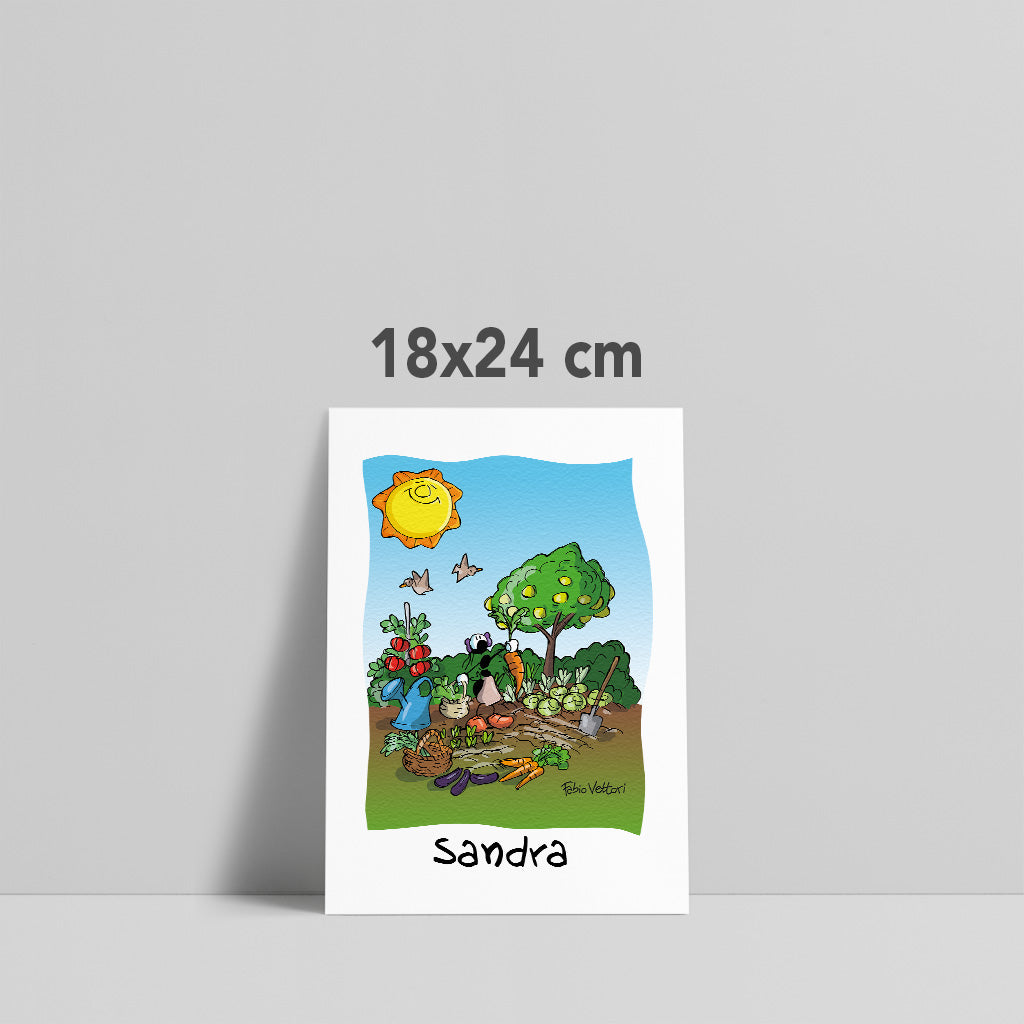 Stampa su poster personalizzata soggetto "Agricoltori"