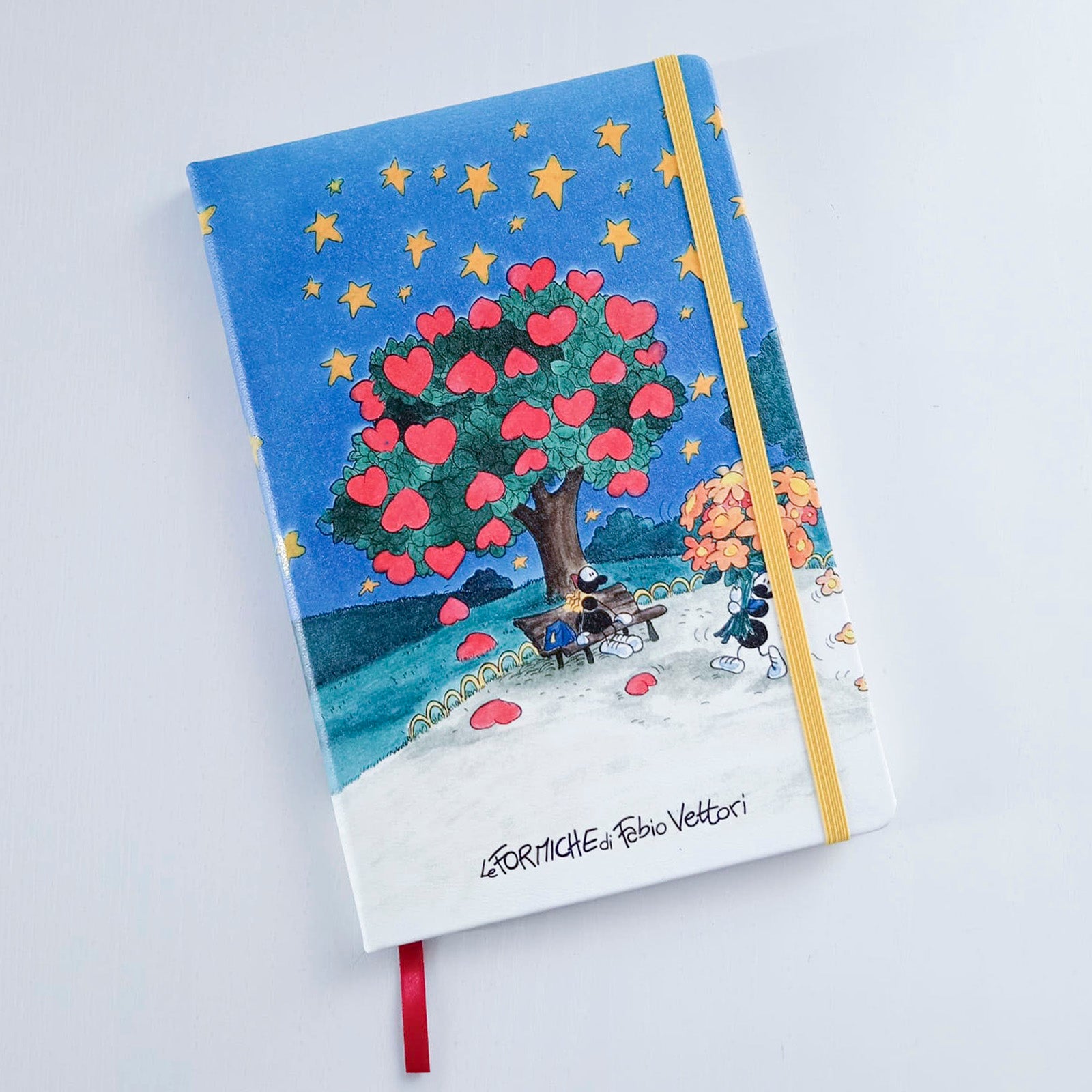 Taccuino Artistico – Sketchbook Formato A5 Soggetto "Albero dei Cuori" (FV43-01)