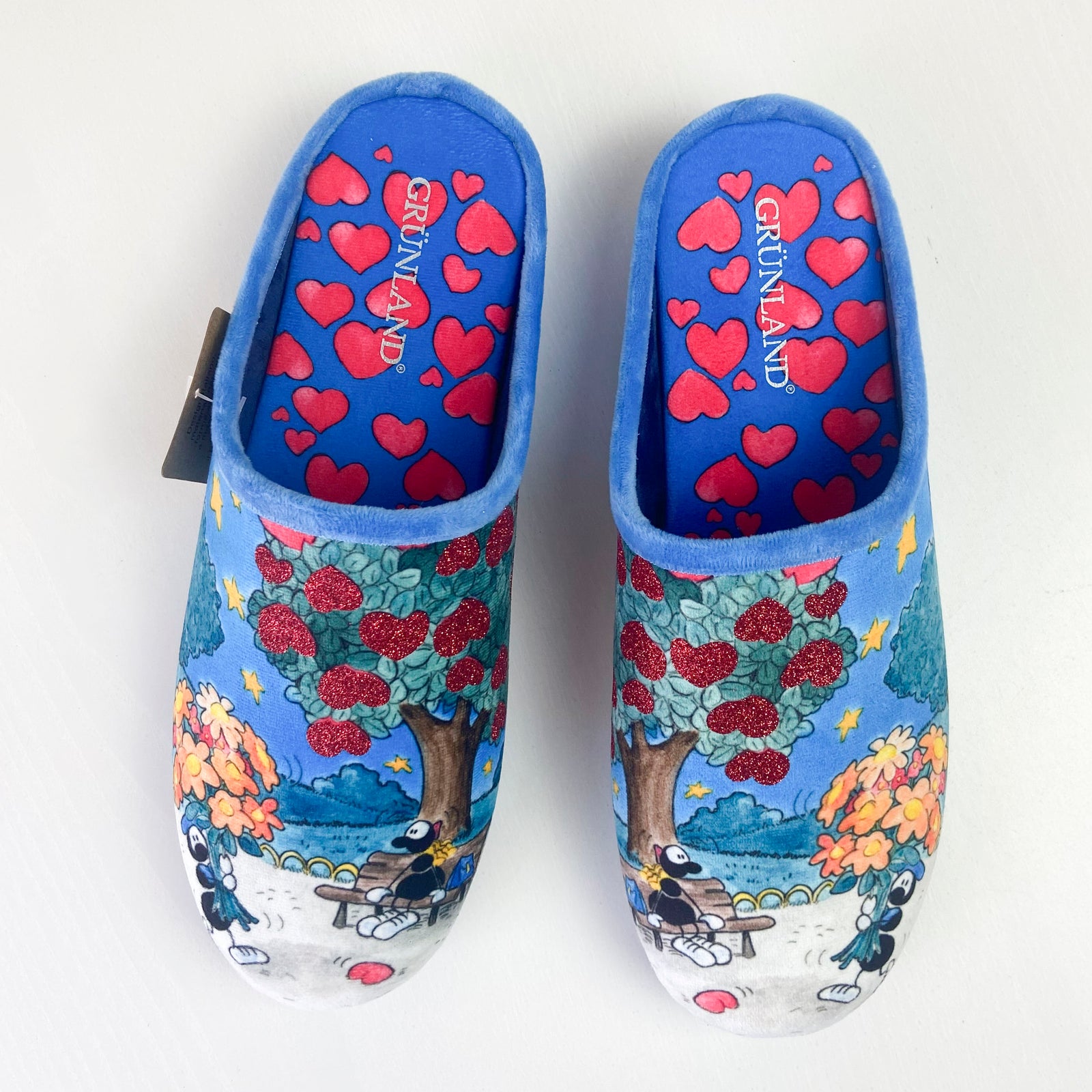 Slipper FAYE GRÜNLAND by Le Formiche by Fabio Vettori Subject "Tree of lovers"