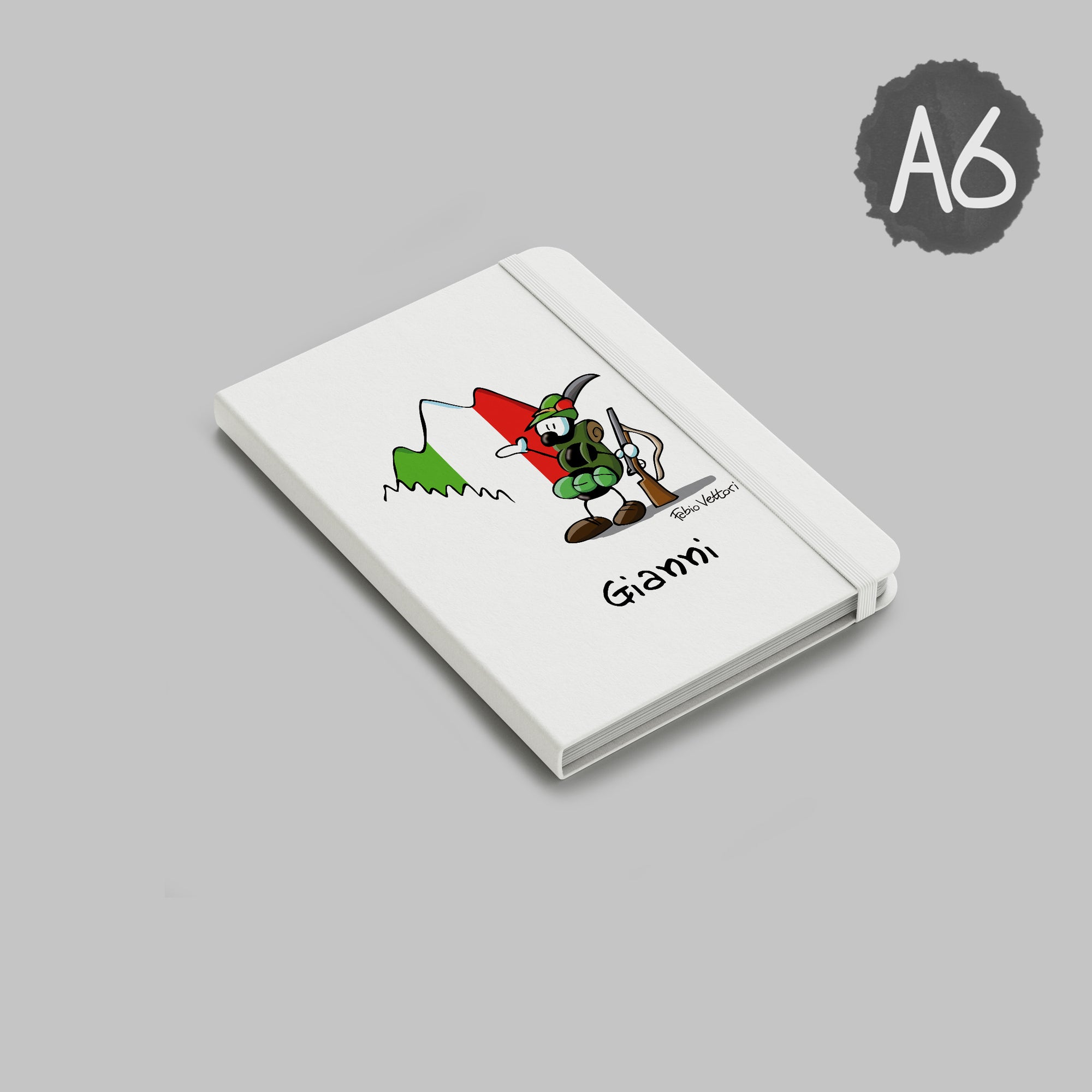 Notebook Personalizzato soggetto "Alpino"