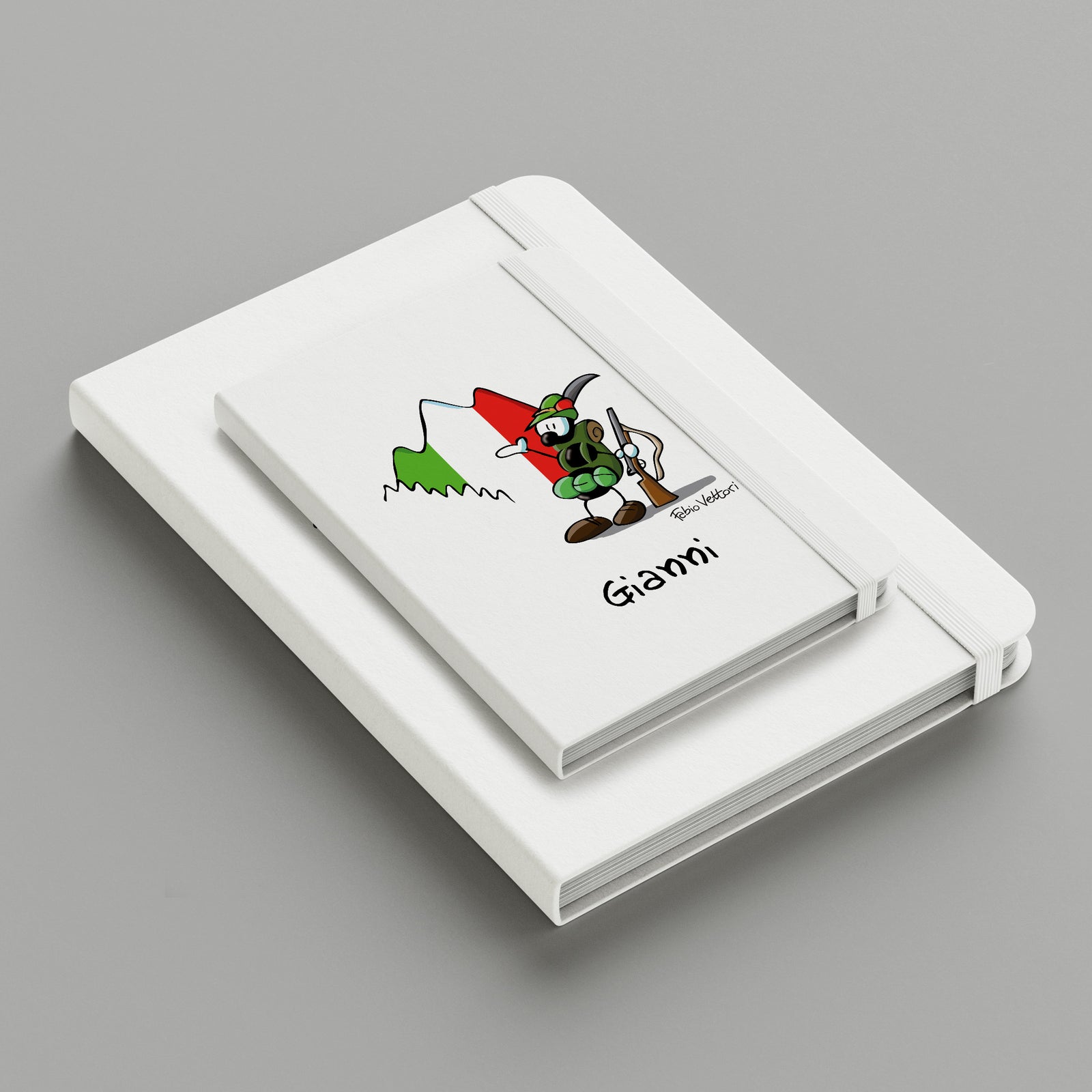 Personalized notebook with "Nuns" theme