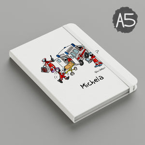 Notebook Personalizzato soggetto "Ambulanza"