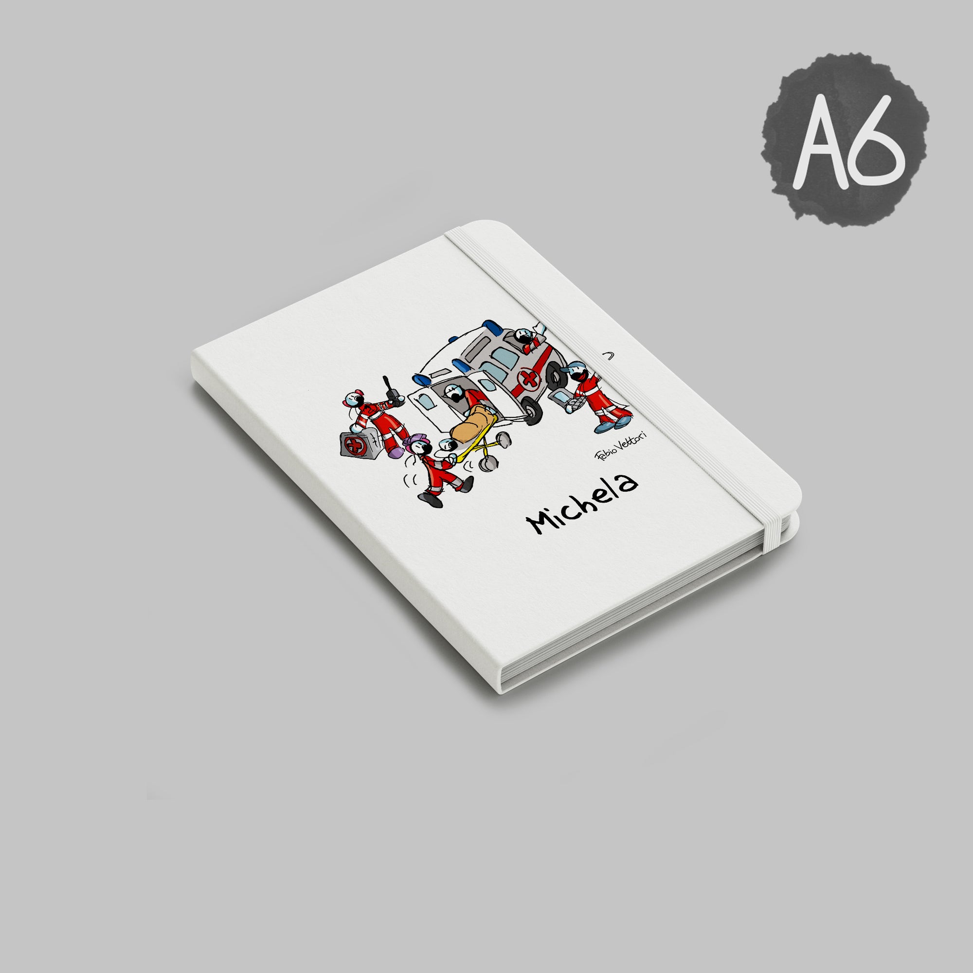 Notebook Personalizzato soggetto "Ambulanza"