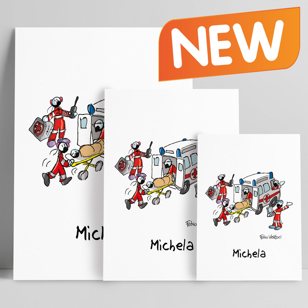 Personalized "Astronaut" poster print