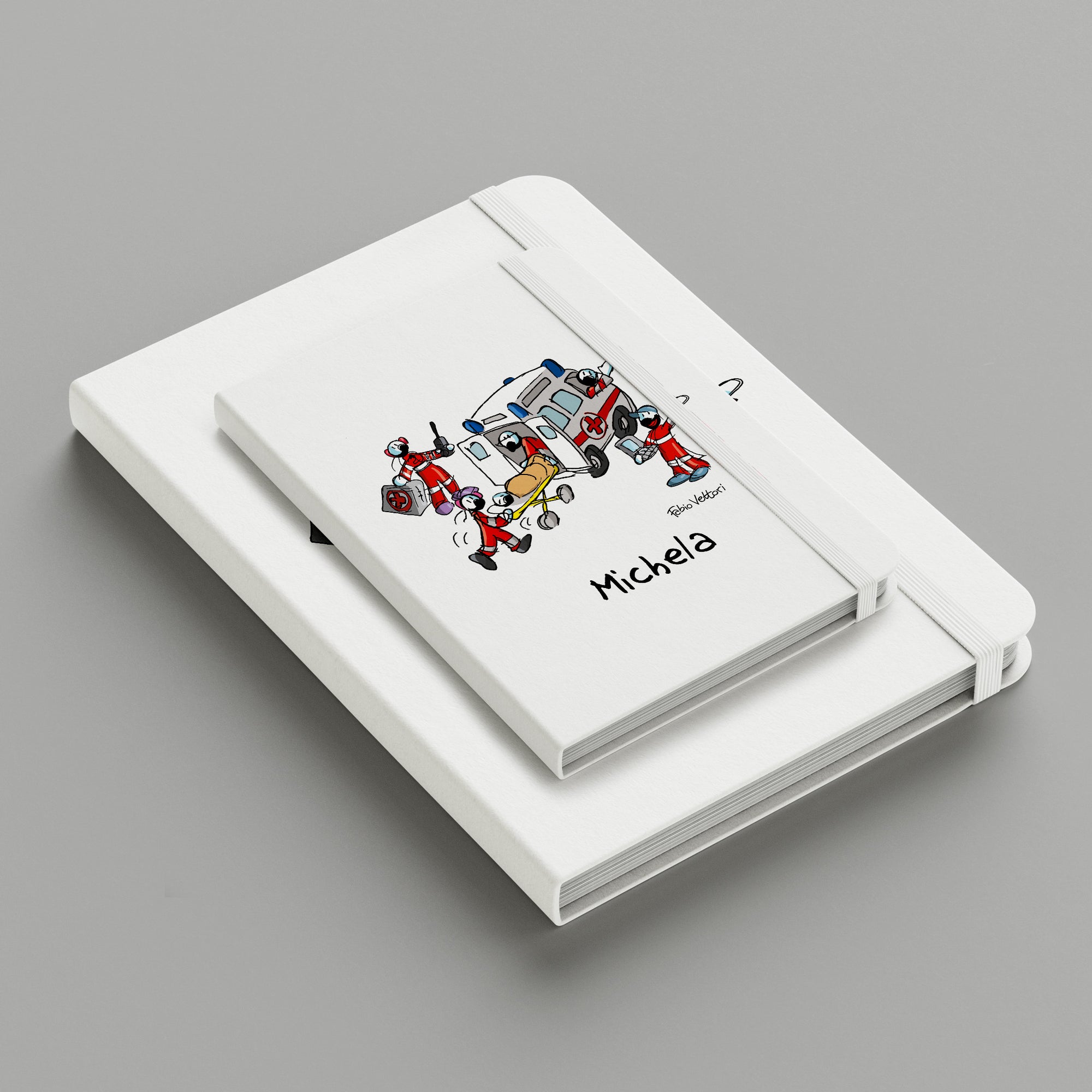 Notebook Personalizzato soggetto "Ambulanza"