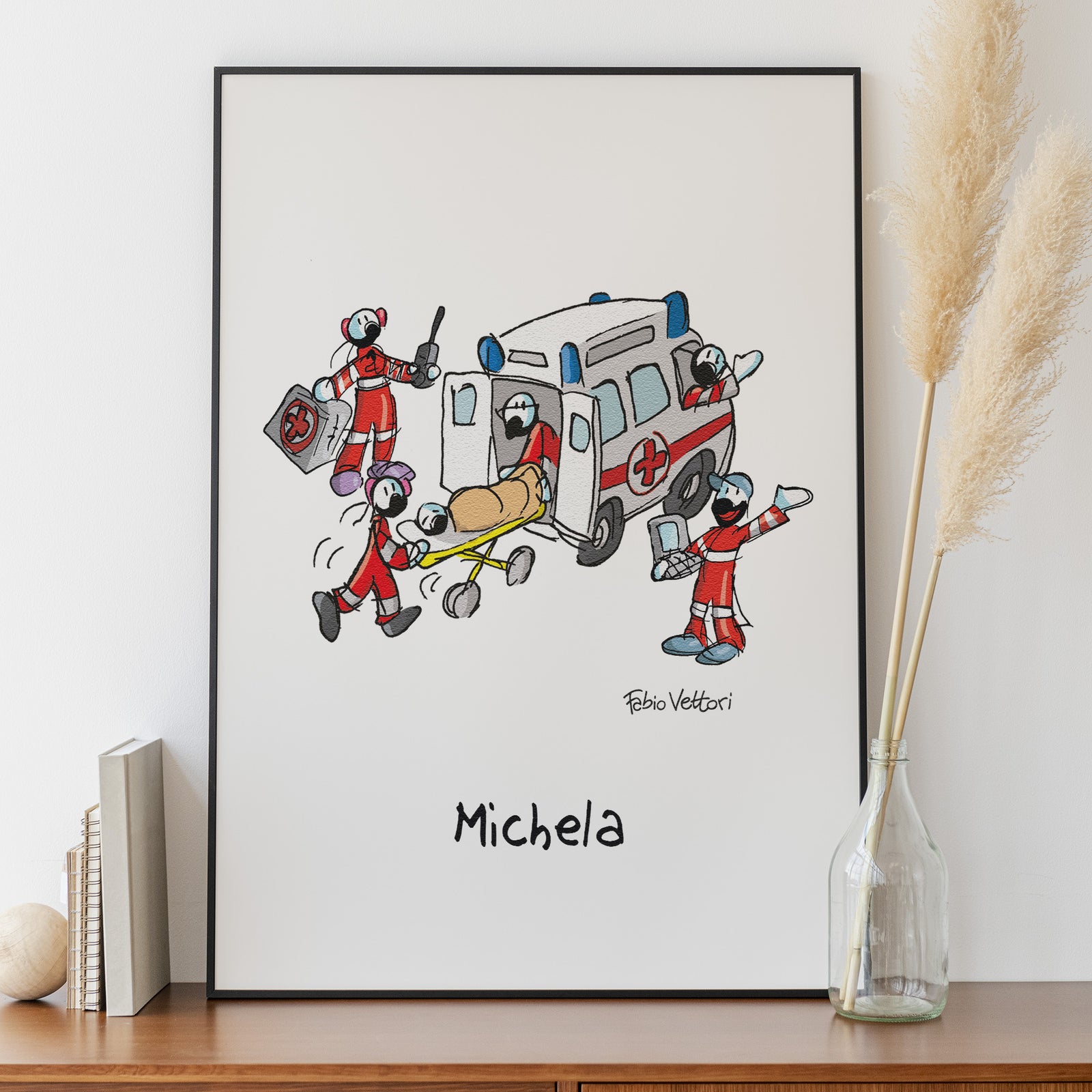 Personalized "Astronaut" poster print
