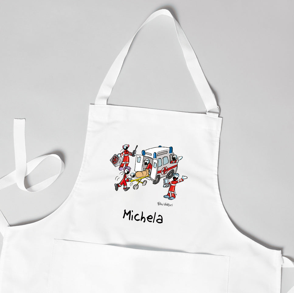 Grembiule Personalizzato "Ambulanza"