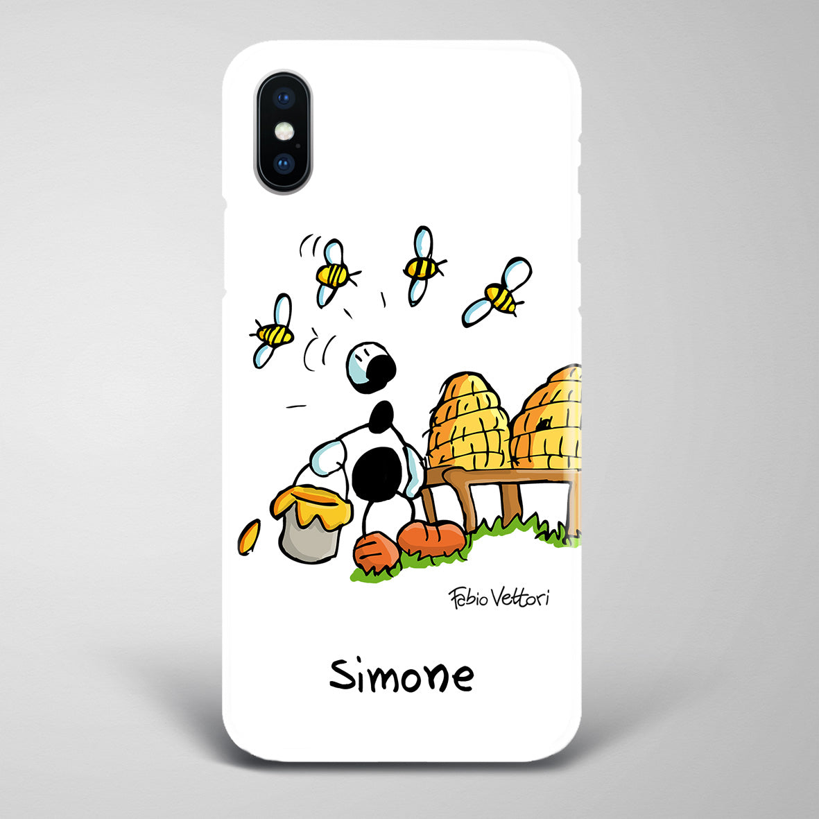 Cover artistica per Smartphone Personalizzata Apicoltore