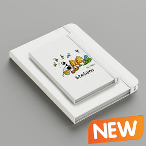 Personalized notebook with "Museum Guide" theme