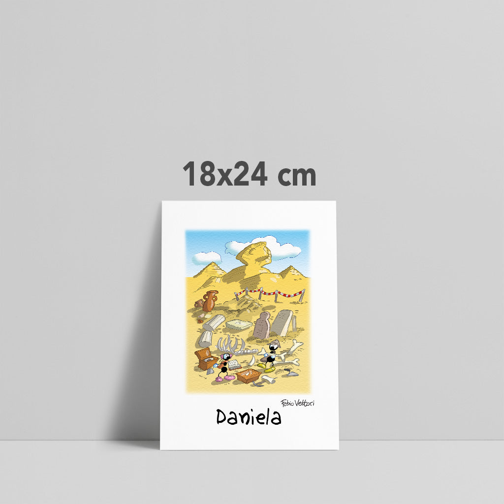 Personalized "Archaeologists" poster print