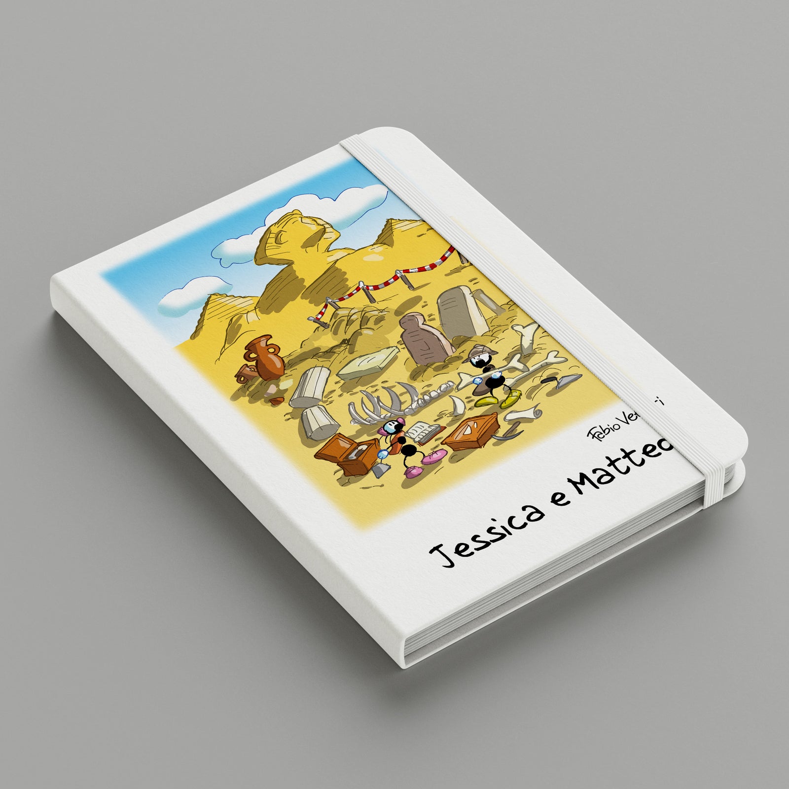 Personalized notebook with "Archaeologists" theme